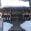Shrine in snow
