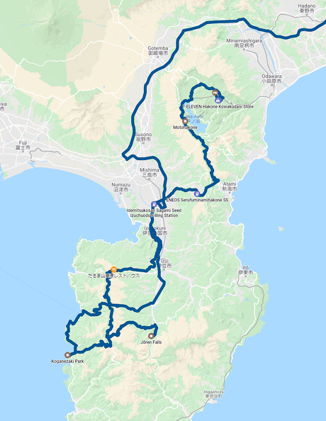 Tour route