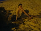 20 - Jen makes her own sand sculpture