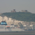 Dover Castle watches over the harbour