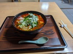 Specialty of the house - karaii (spicy) ramen.