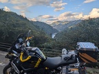 Overlooking a section of Lake Okutadami from the extremely scenic route 352.