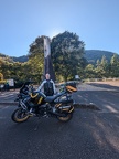 Parking lot at Ryuokyo gorge.