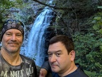 A waterfall at Ryuokyo gorge.