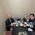 In Yunogo Onsen - dinner in a traditional izakaya.